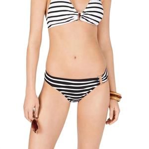 NEW RALPH LAUREN stripe mix ring front hipster in black